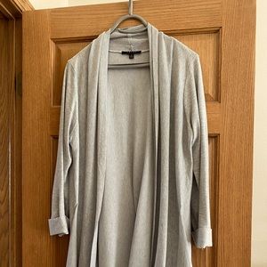 Size large light gray cardigan